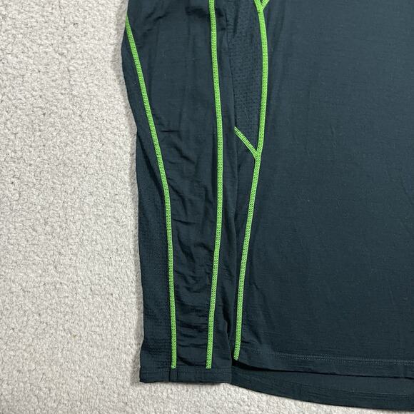 Icebreaker GT Merino 1/4 Zip Pullover Men S 200 Merino Wool L Base Layer Outdoor - Picture 7 of 16